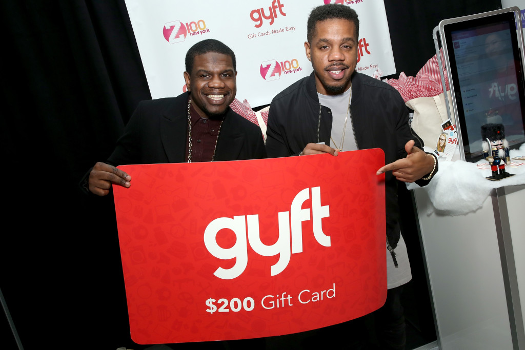 Theron Thomas (L) and Timothy Thomas of R. City - Z100's Artist Gift Lounge at JingleBall 2015 with Gyft (Photo by Cindy Ord/Getty Images for iHeartMedia)